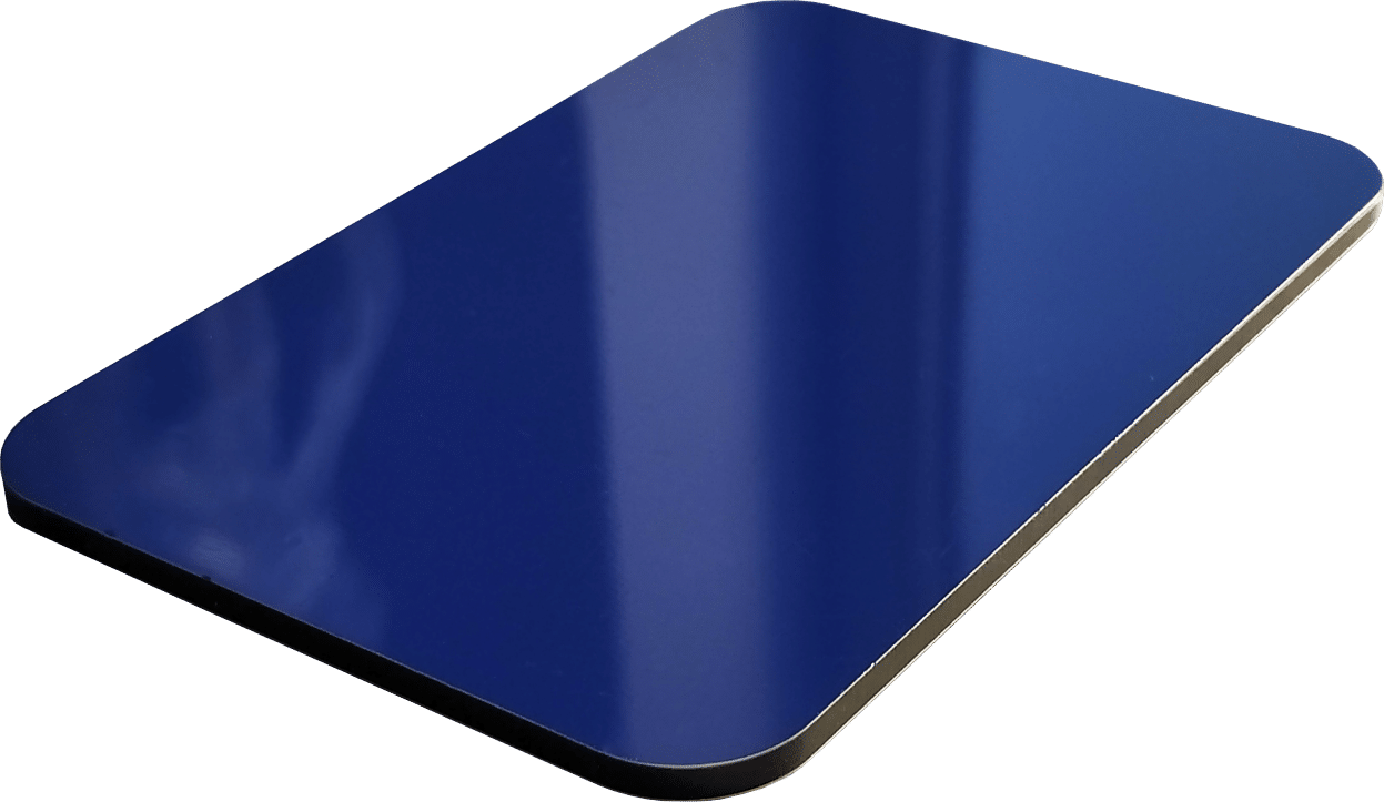 Niebieski błysk RAL5002 Alukompozyt 3mm