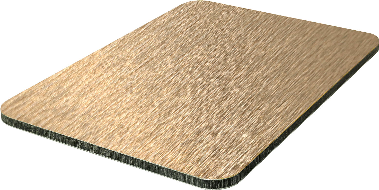 Stare złoto szczotkowane Alukompozyt